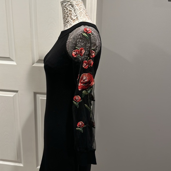 Brand new INC international Concept sheer stitching sleeves Dress - Picture 3 of 8